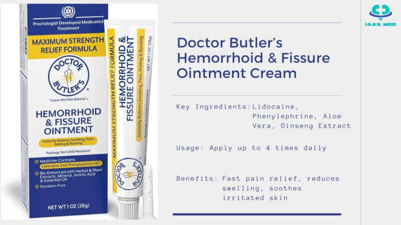 Doctor Butler’s Hemorrhoid & Fissure Ointment Cream