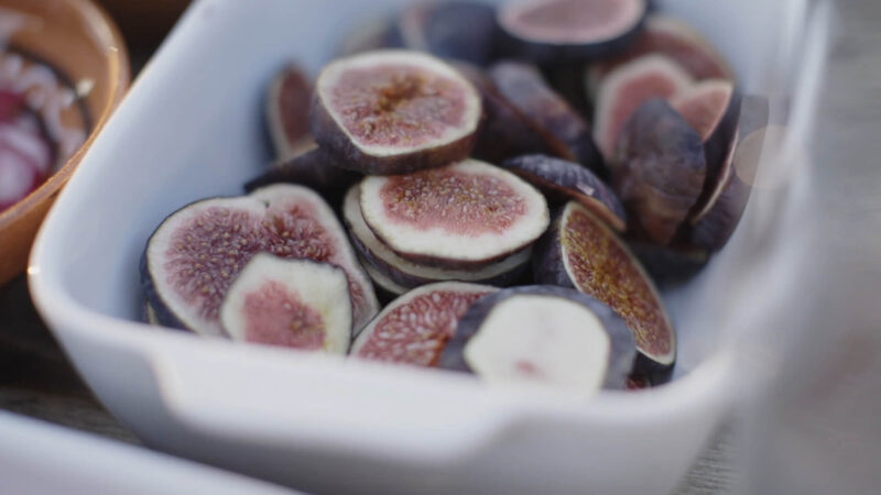 Fig Fruit in Slices