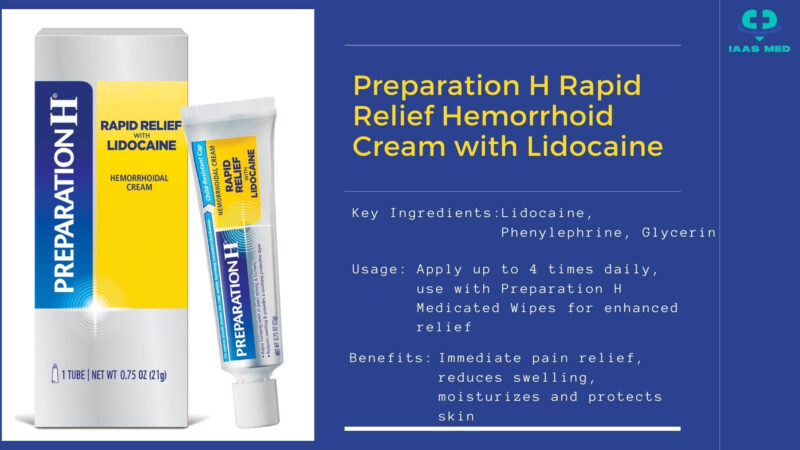 Preparation H Rapid Relief Hemorrhoid Cream with Lidocaine