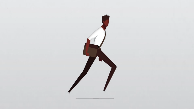 man running